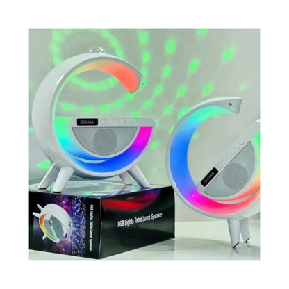 Altavoz Bluetooth + Lámpara + Cargador inalámbrico